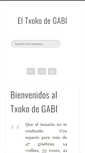 Mobile Screenshot of eltxokodegabi.com